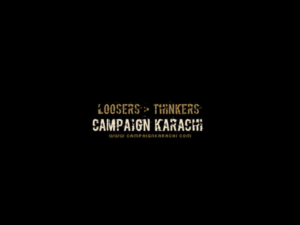 Campaign Karachi - T shirt Back